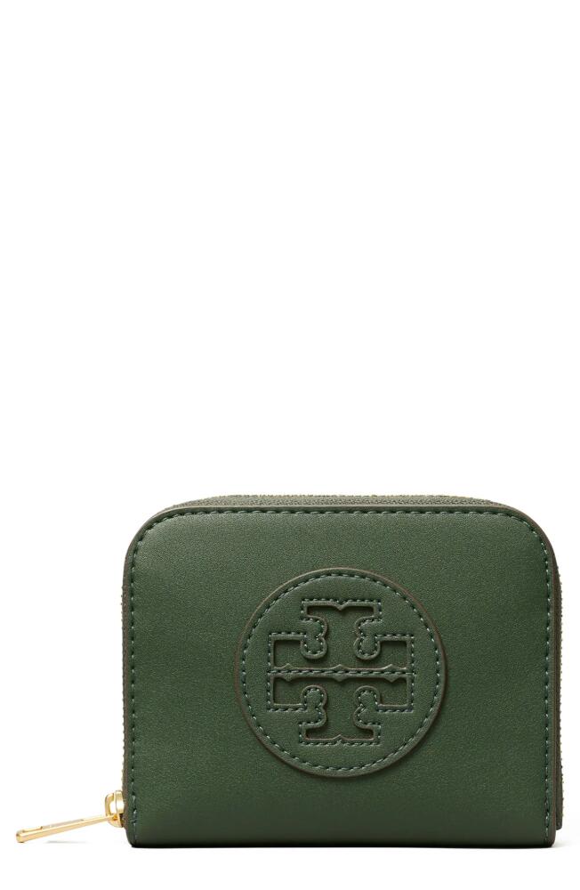 Tory Burch Small Ella Bio Zip Wallet in Basil Cover