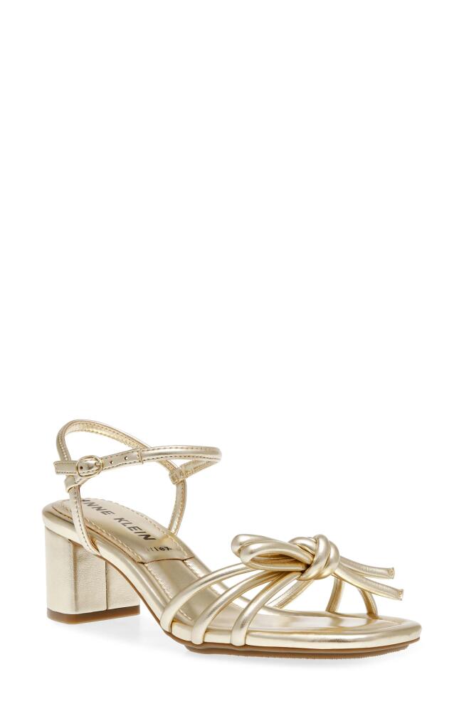 Anne Klein Strappy Sandal in Platinum Cover