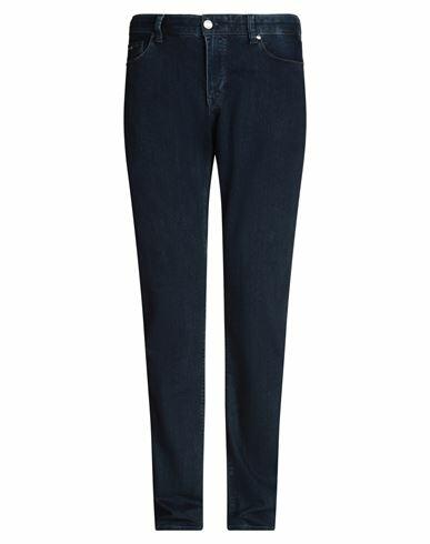 Boss Man Jeans Blue Viscose, Cotton, Modal, Polyester, Elastane Cover