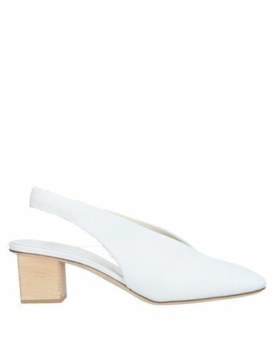 Del Carlo Woman Pumps White Soft Leather Cover