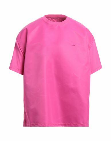 Valentino Garavani Man T-shirt Magenta Cotton, Polyamide Cover