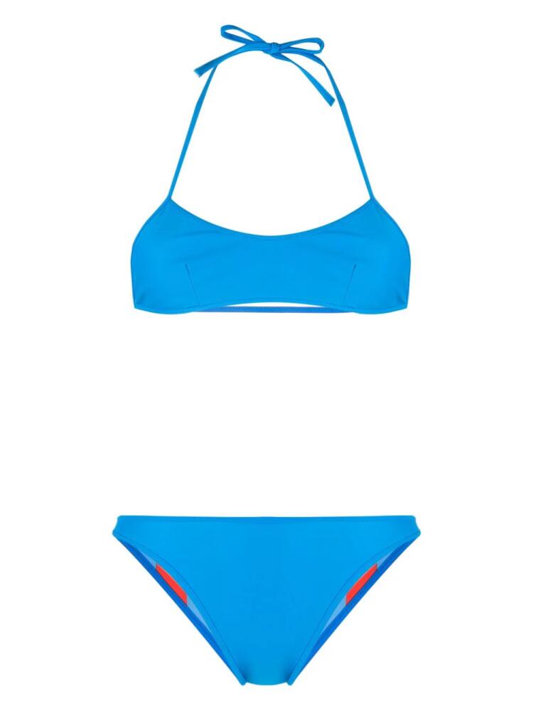 Sunnei reversible striped bikini set - Blue Cover