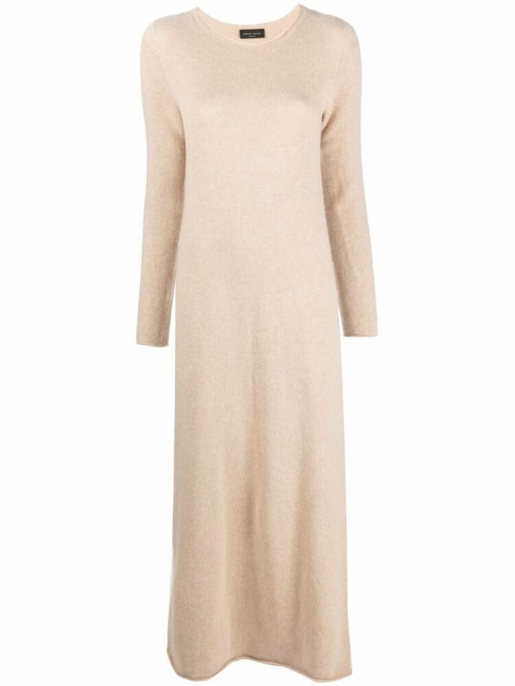 Roberto Collina round-neck knitted long dress - Neutrals Cover