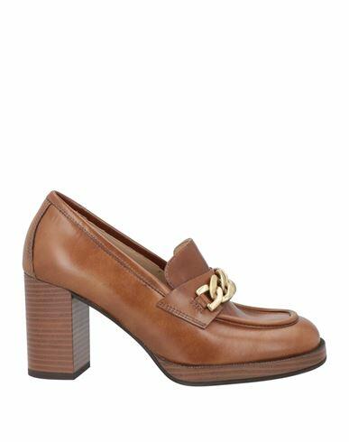 Nero Giardini Woman Loafers Brown Leather Cover