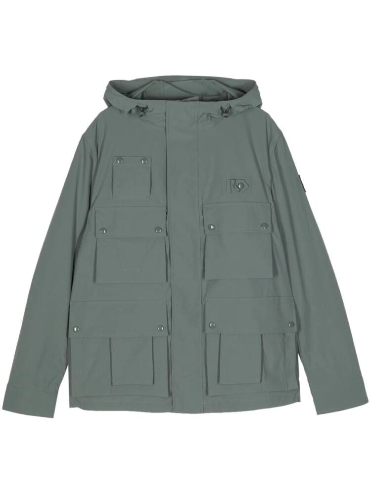 Belstaff Castmaster hooded cargo jacket - Green Cover