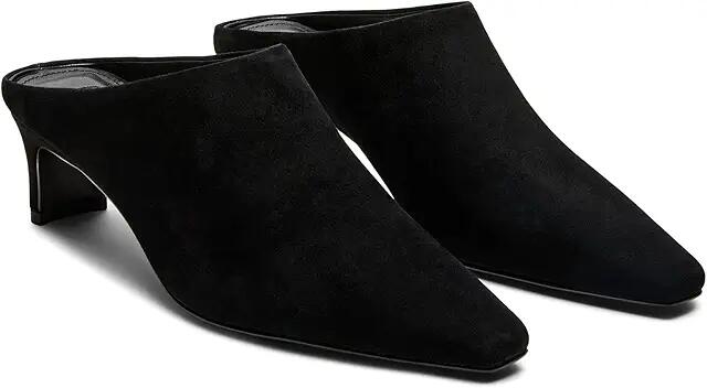 Steve Madden Davie (Black Suede) Women's Slippers Cover