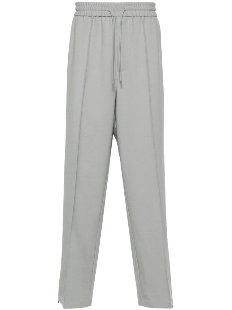 Emporio Armani raised-seam straight trousers - Grey Cover