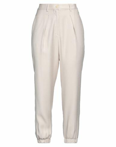 Soallure Woman Pants Beige Viscose, Polyester Cover