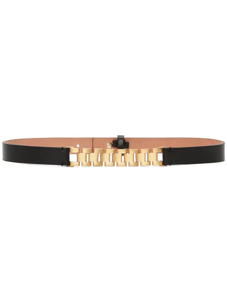 Victoria Beckham Watch Strap leather belt - Black Cover