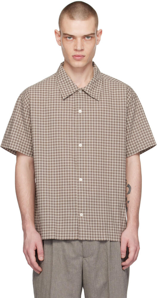 mfpen SSENSE Exclusive Brown Holiday Shirt Cover