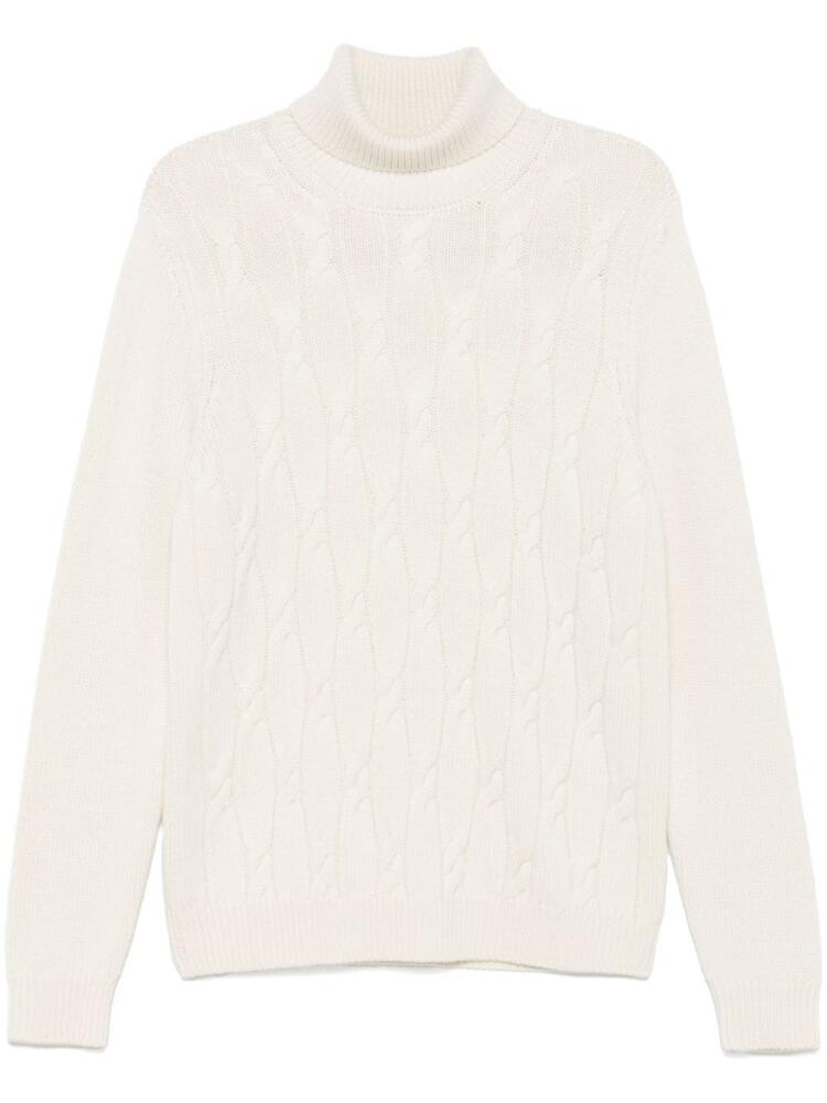 Peserico cable-knit sweater - White Cover