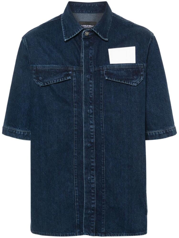 A-COLD-WALL* Discourse denim shirt - Blue Cover