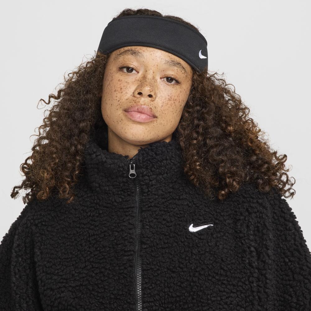 Nike Women's Phoenix Fleece Headband in Black Cover