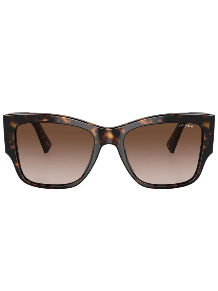 Vogue Eyewear tortoiseshell-effect square-frame sunglasses - Brown Cover