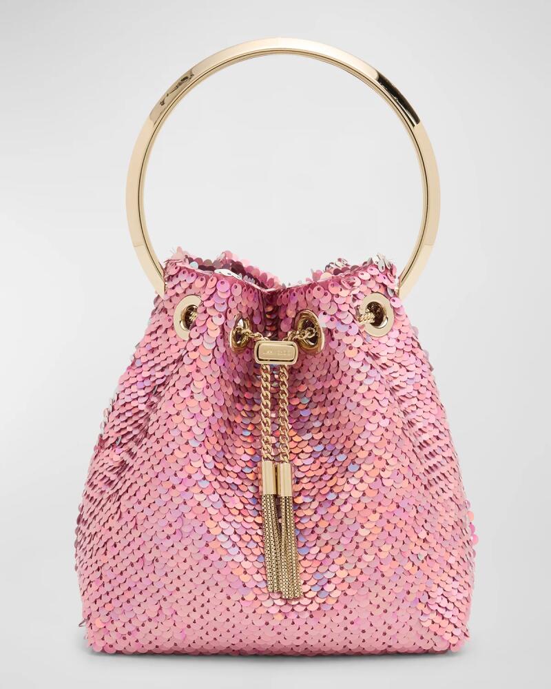 Jimmy Choo Bon Bon Sequin Bucket Bag Cover