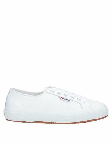 Superga Woman Sneakers White Soft Leather Cover