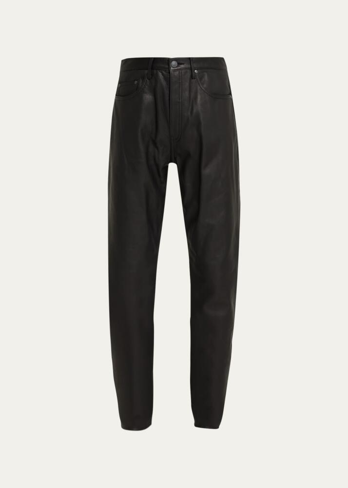 John Elliott Men's The Daze Leather Pants Cover