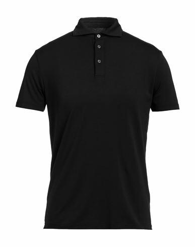 Altea Man Polo shirt Black Cotton, Elastane Cover