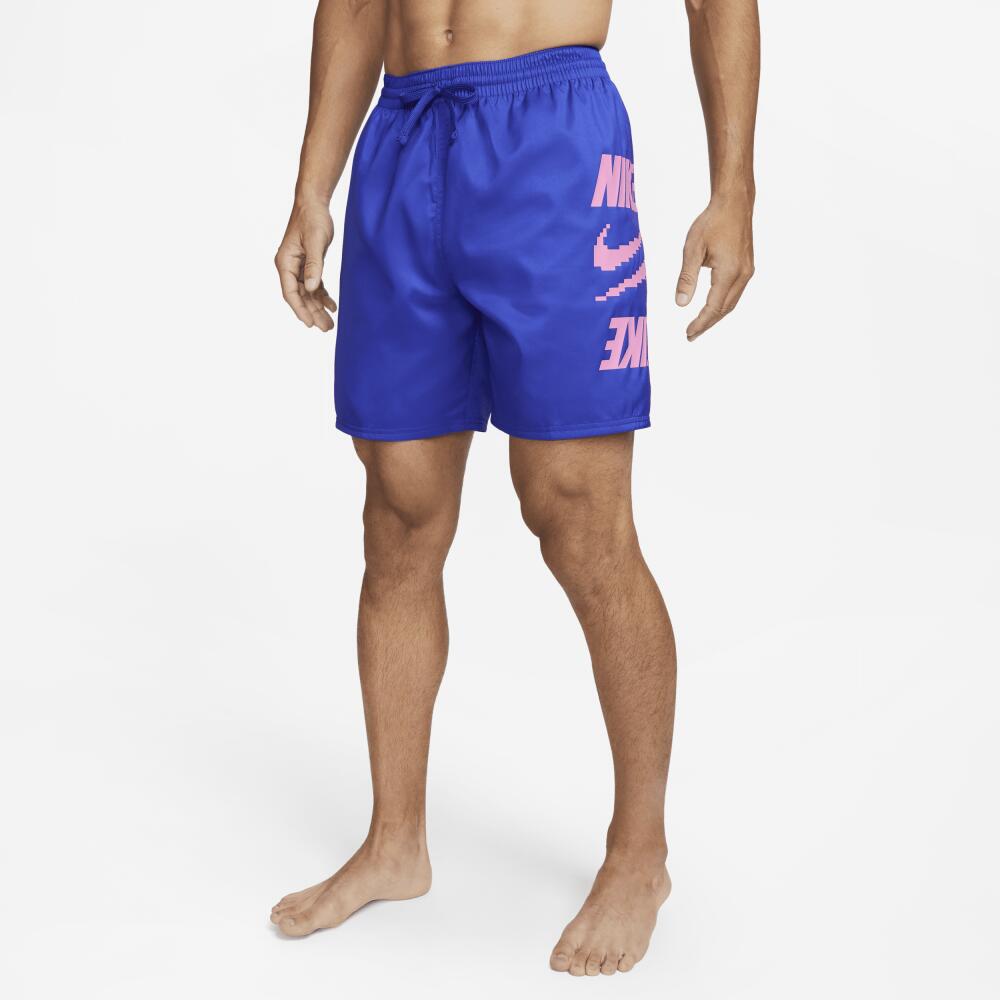 Nike Men's 7" Volley Shorts in Blue Cover