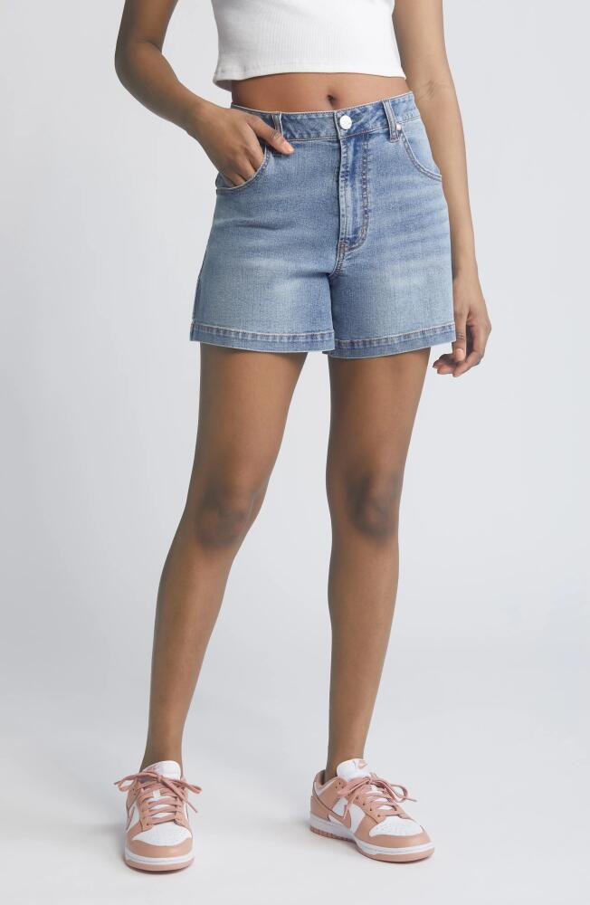 1822 Denim High Waist Denim Utility Shorts in Lionel Cover