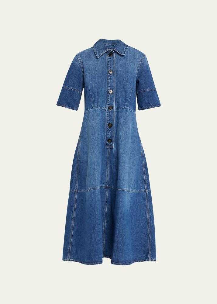 Co Denim Midi Shirtdress Cover