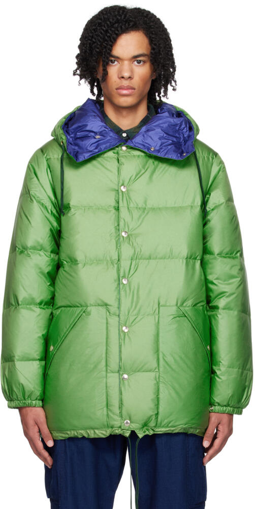 BEAMS PLUS Green Expedition Down Jacket Cover