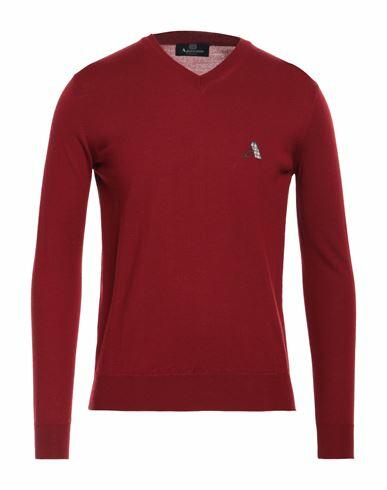 Aquascutum Man Sweater Red Virgin Wool, Acrylic Cover