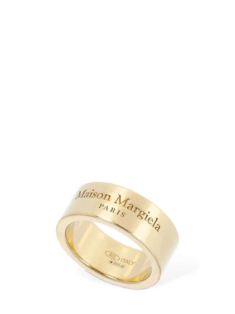 MAISON MARGIELA Logo Engraved Band Ring Cover