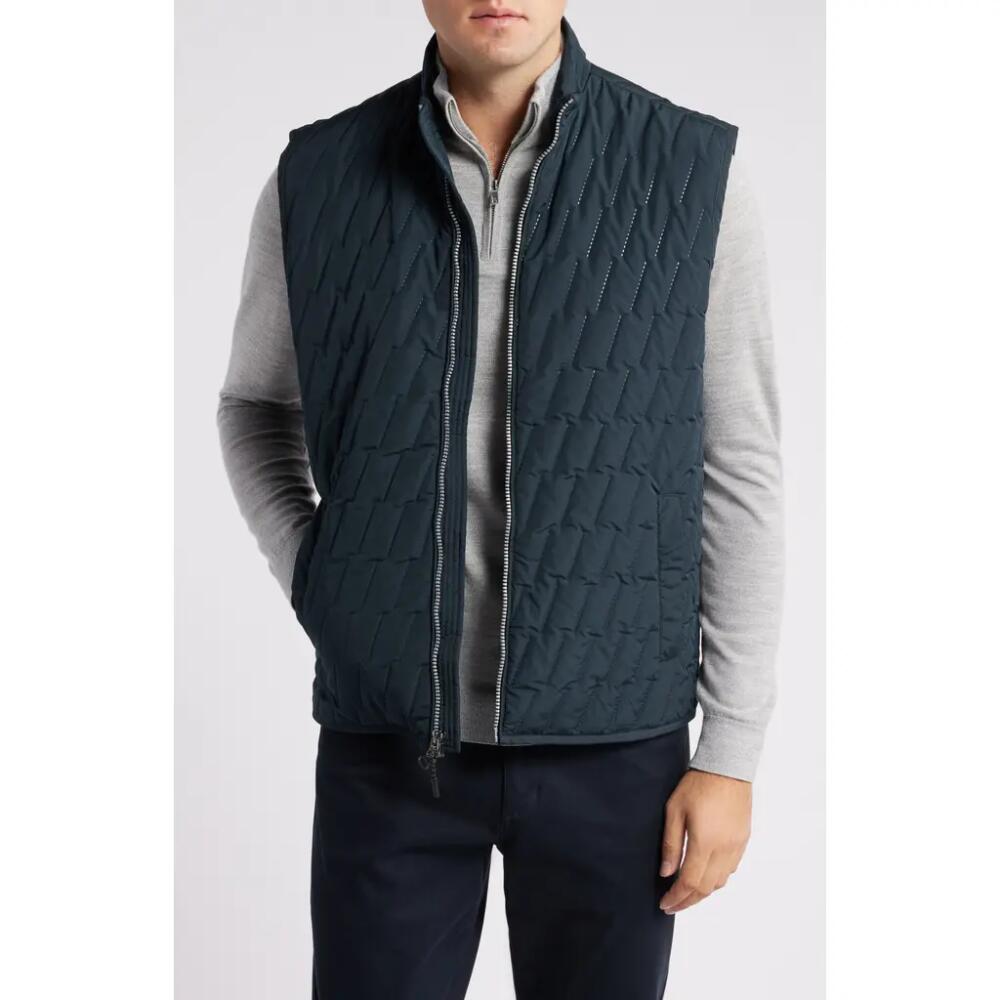 johnnie-O Belfry Quilted Vest in Black Cover