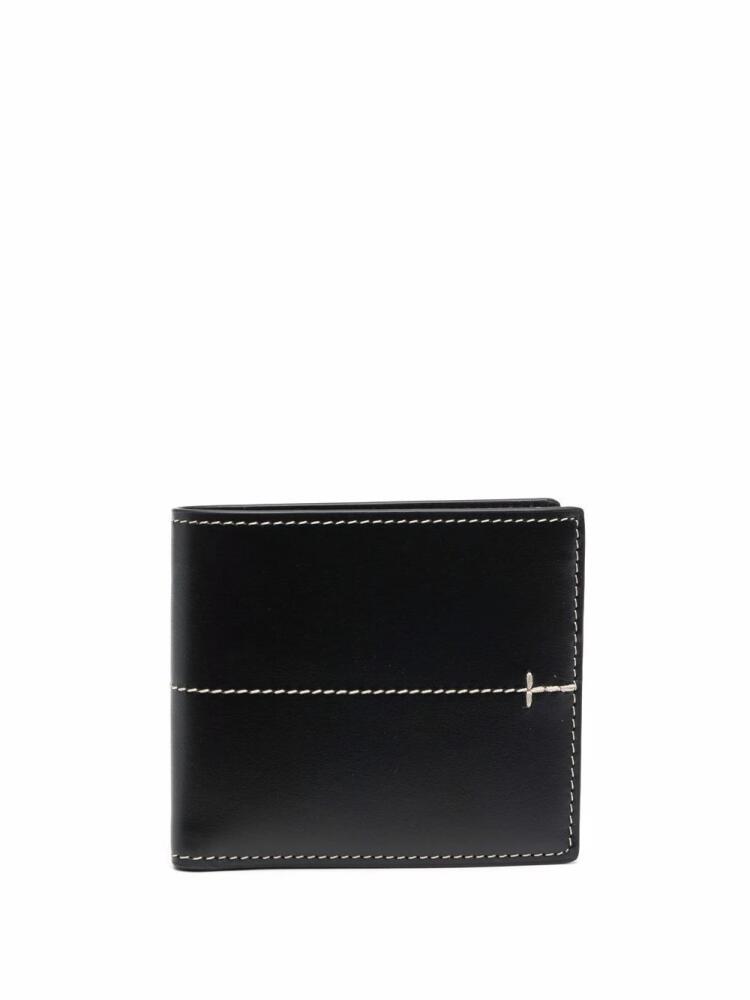 Tod's leather bi-fold wallet - Black Cover