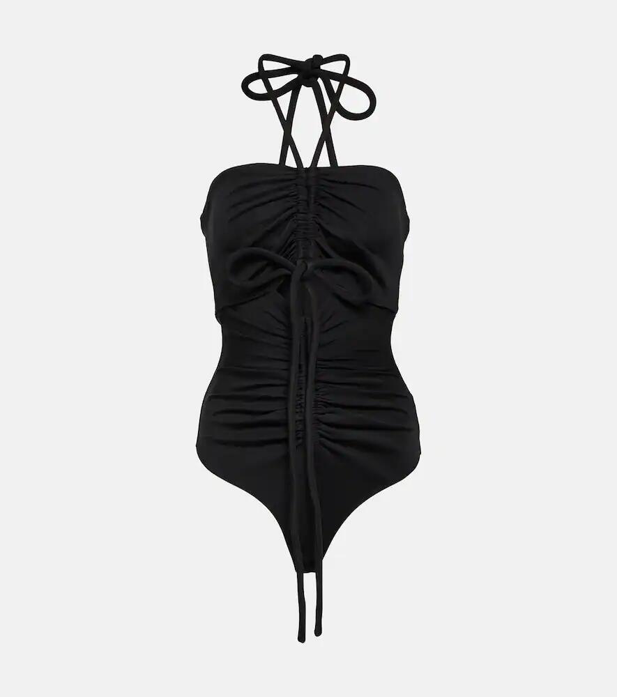 Proenza Schouler Compact jersey ruched bodysuit Cover