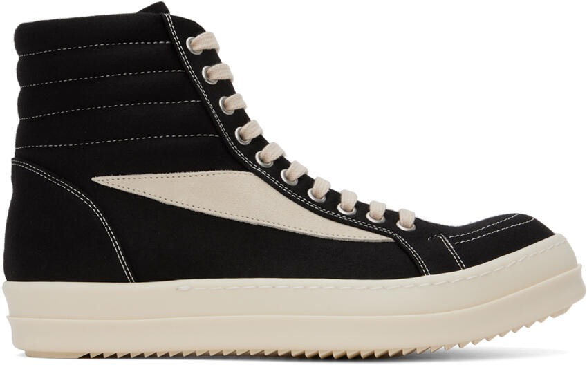 Rick Owens DRKSHDW Black Vintage High Sneaks Sneakers Cover