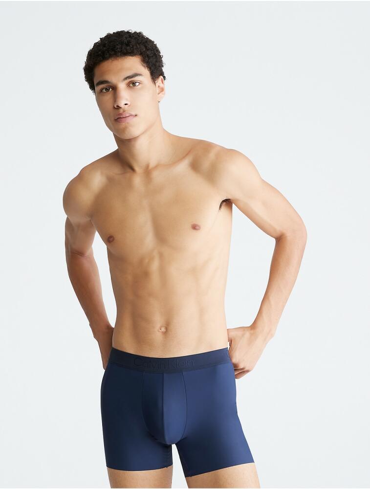 Calvin Klein Men's CK Black Micro Boxer Brief - Blue Cover