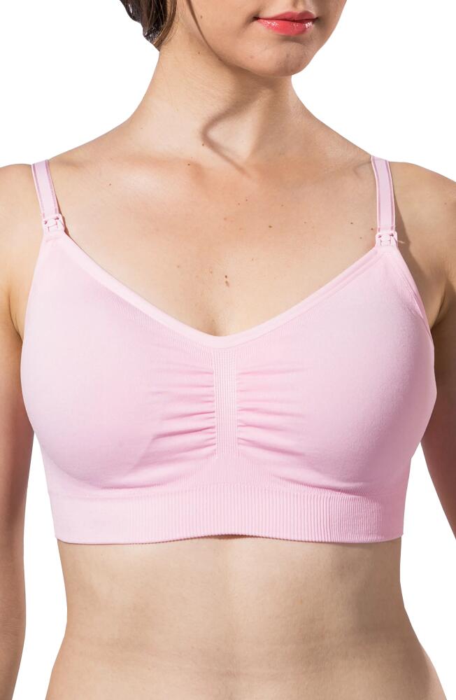 Modern Eternity Seamless Maternity/Nursing Bra in Pink Cover