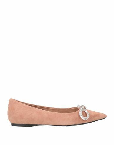 Bibi Lou Woman Ballet flats Pastel pink Leather Cover