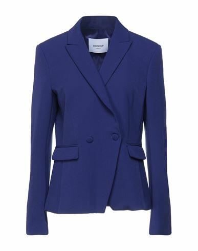 Dondup Woman Blazer Purple Polyester, Elastane Cover