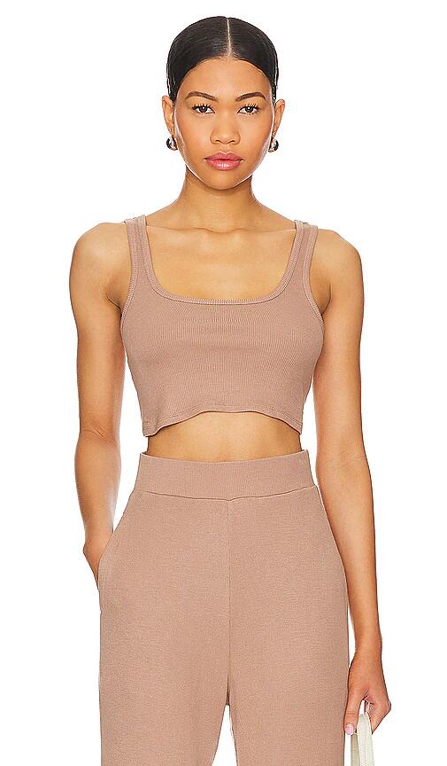 WellBeing + BeingWell Acadia Tank in Brown Cover