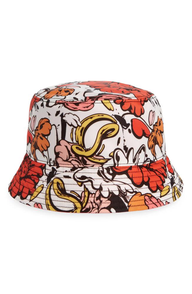 Christian Louboutin x Shun Sudo Bobino Bucket Hat in White Multi Cover