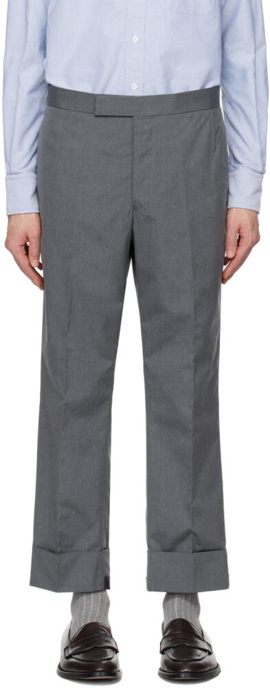 Thom Browne Gray Classic Trousers Cover