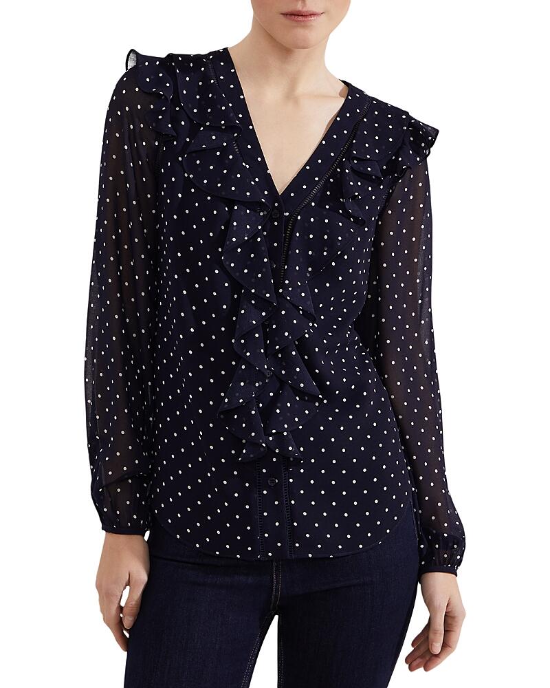 Hobbs London Rosana Ruffled Top Cover