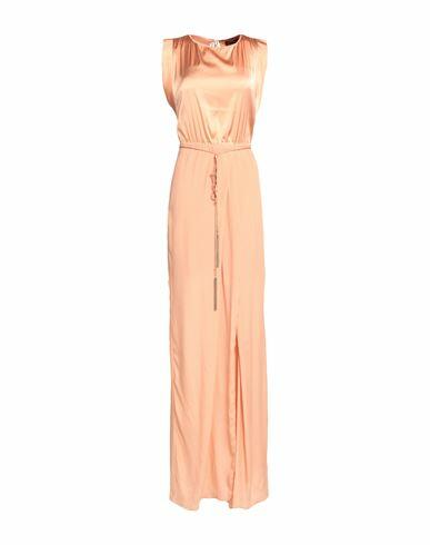 Patrizia Pepe Sera Woman Maxi dress Salmon pink Viscose, Polyamide, Elastane, Silk Cover