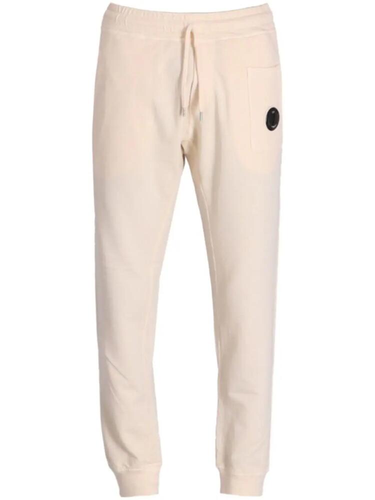 C.P. Company Lens-detail cotton track pants - Neutrals Cover