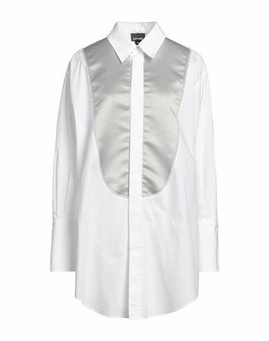 Just Cavalli Woman Shirt White Cotton, Polystyrene Cover