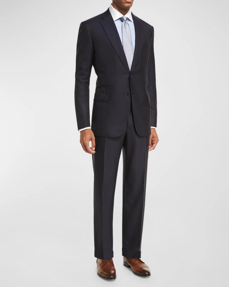 Brioni Men's Brunico Solid Two-Piece Suit Cover