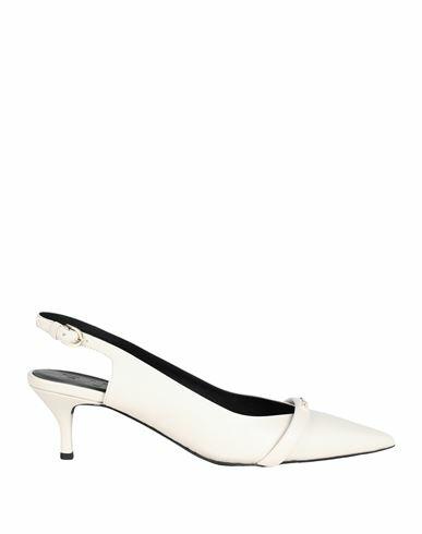 Furla Furla Core Slingback T.50 Woman Pumps Off white Ovine leather Cover