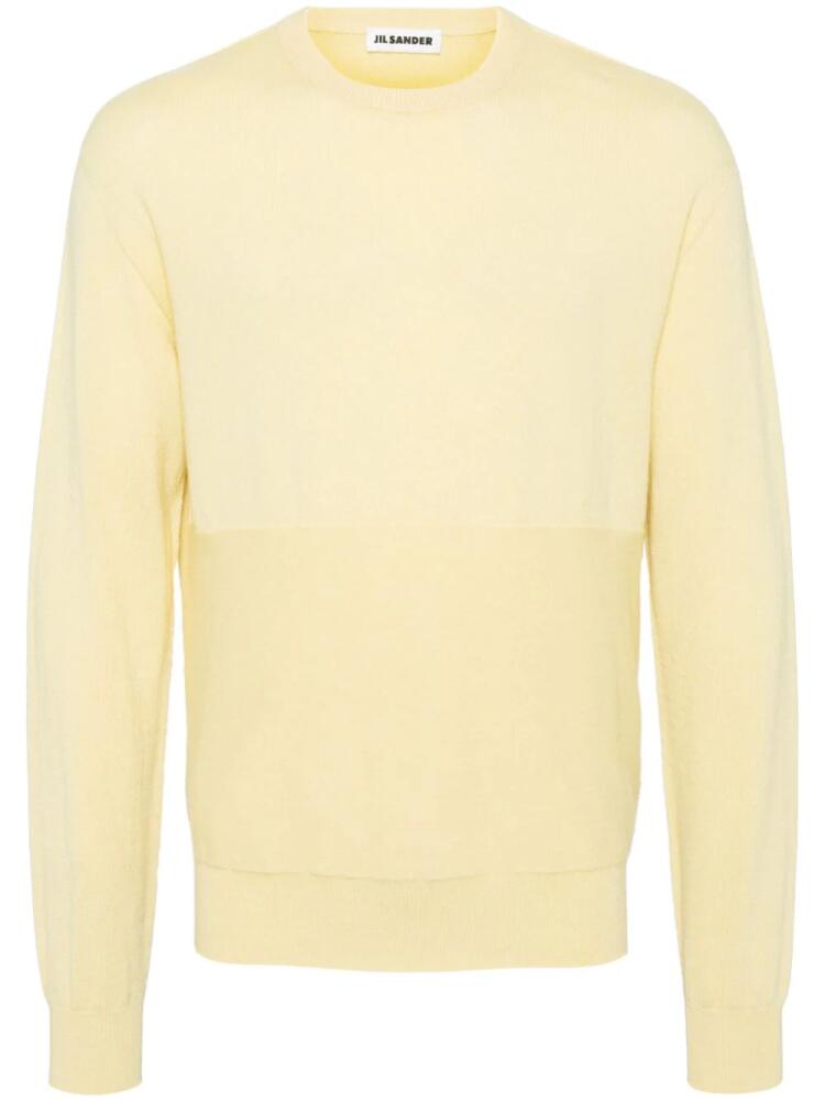 Jil Sander cashmere crew-neck jumper - Yellow Cover