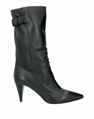 Strategia Woman Ankle boots Black Leather Cover