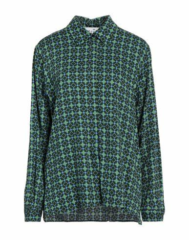 Niū Woman Shirt Green Viscose Cover