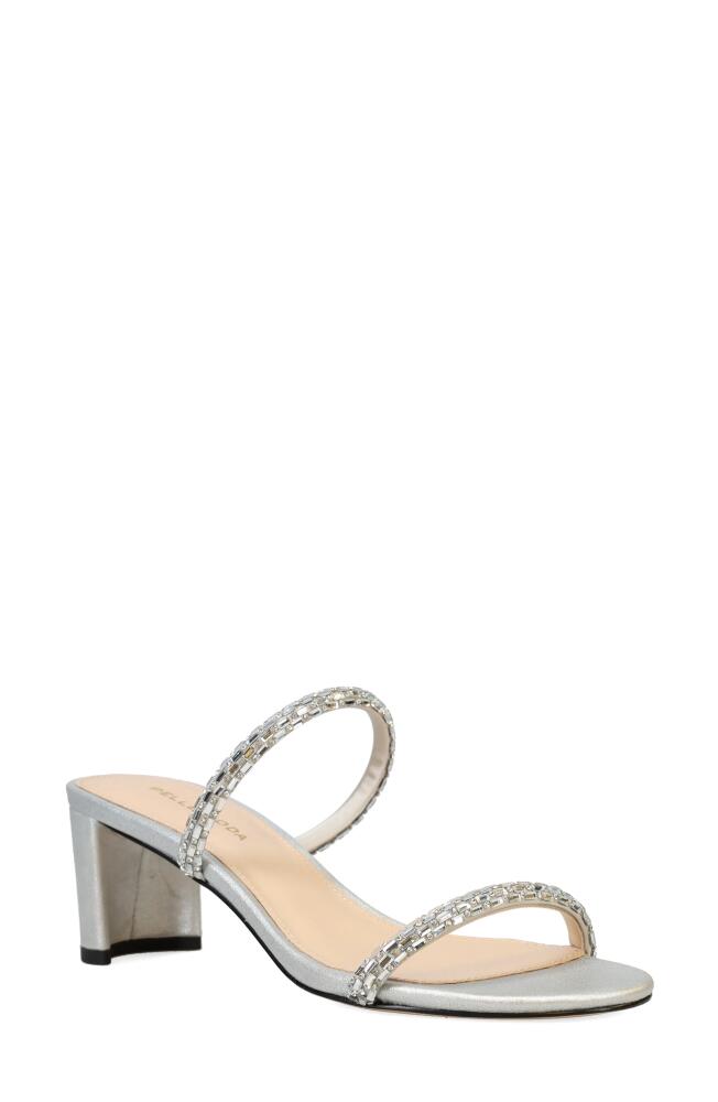 Pelle Moda Mirra Slide Sandal in Silver Cover