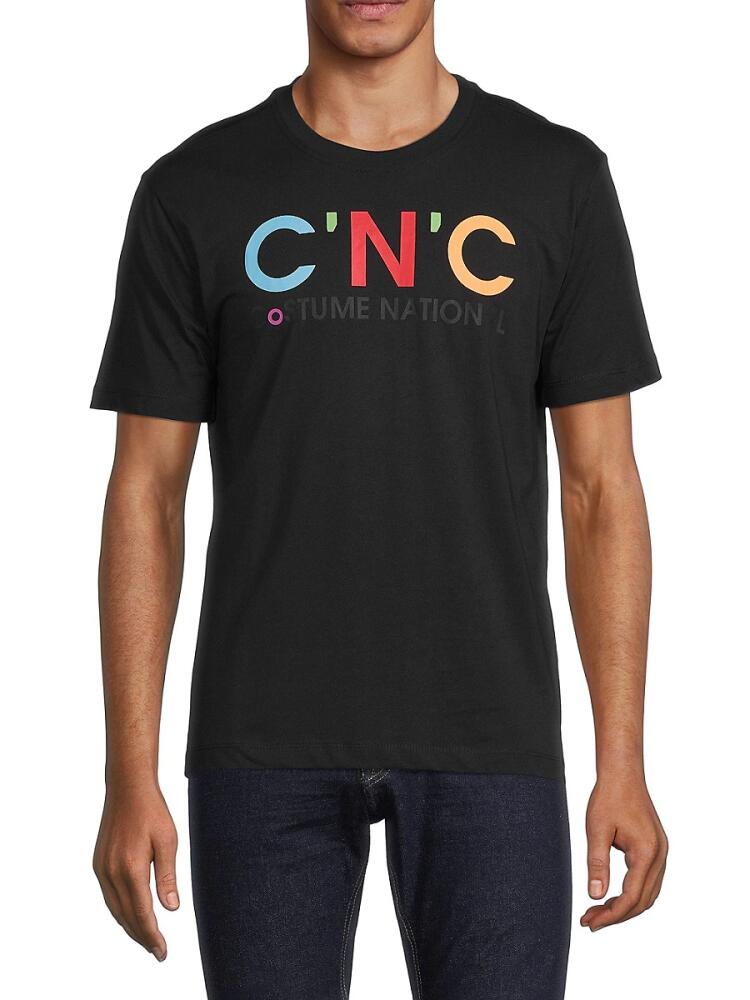 C'N'C COSTUME NATIONAL Men's Logo T-Shirt - Black Cover